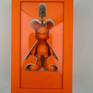 Baublebar Orange Mickey keychain NEW IN BOX